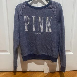 LOVE PINK NAVY BLUE LONG SLEEVE
